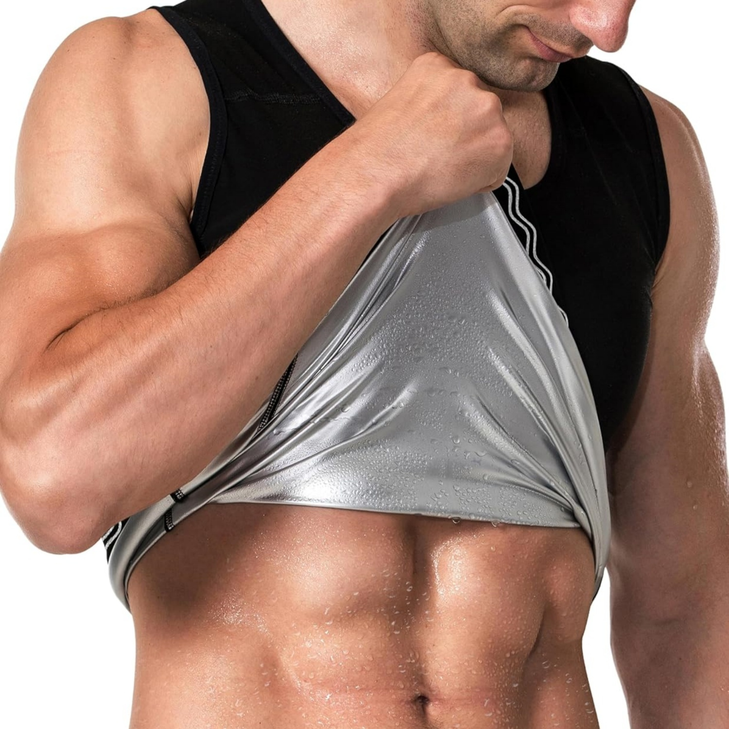 Aquatic Gym - 1pcs Sauna Shirt for Men, Short