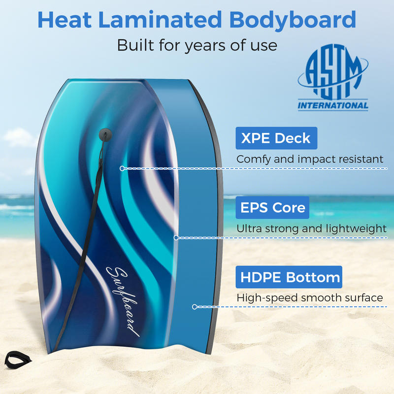 33/37/41 Inches Lightweight Bo - Bodyboard Boogie Board avaliação e preço