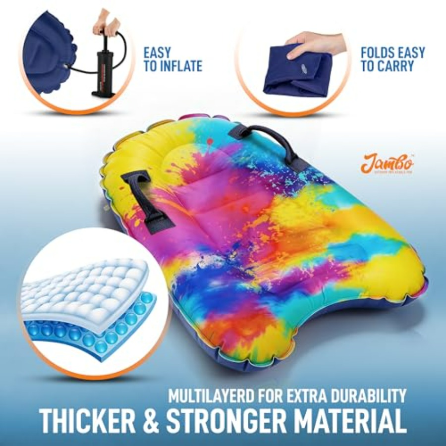 4 Pack Inflatable Surf Body Bo - Bodyboard Boogie Board avaliação e preço