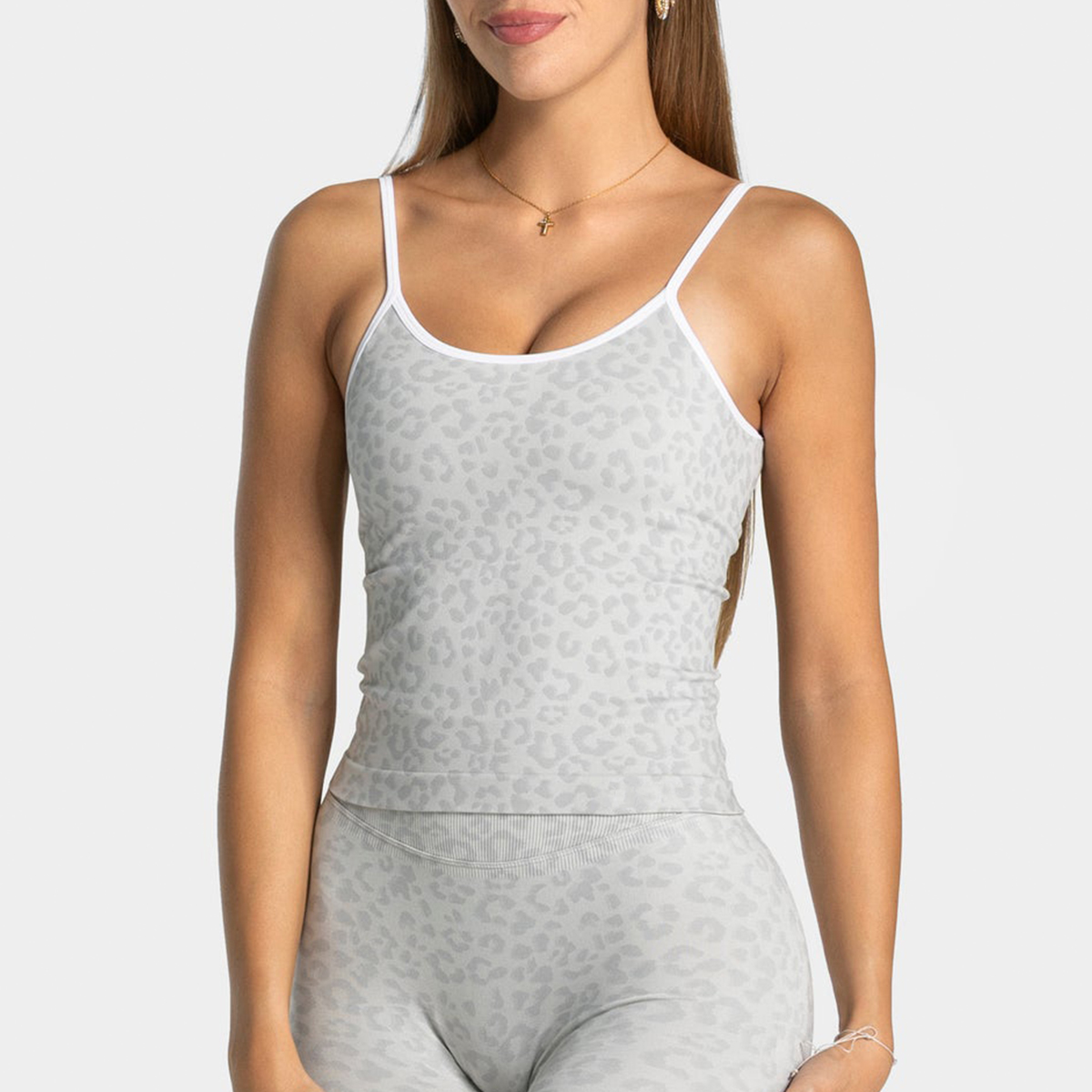 Sexy Leopard Print Yoga Tank T - Aquatic Gym avaliação e preço