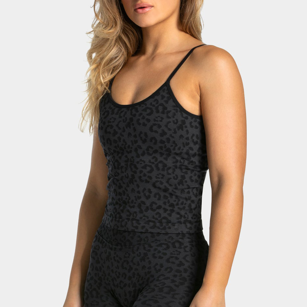 Sexy Leopard Print Yoga Tank T - Aquatic Gym avaliação e preço