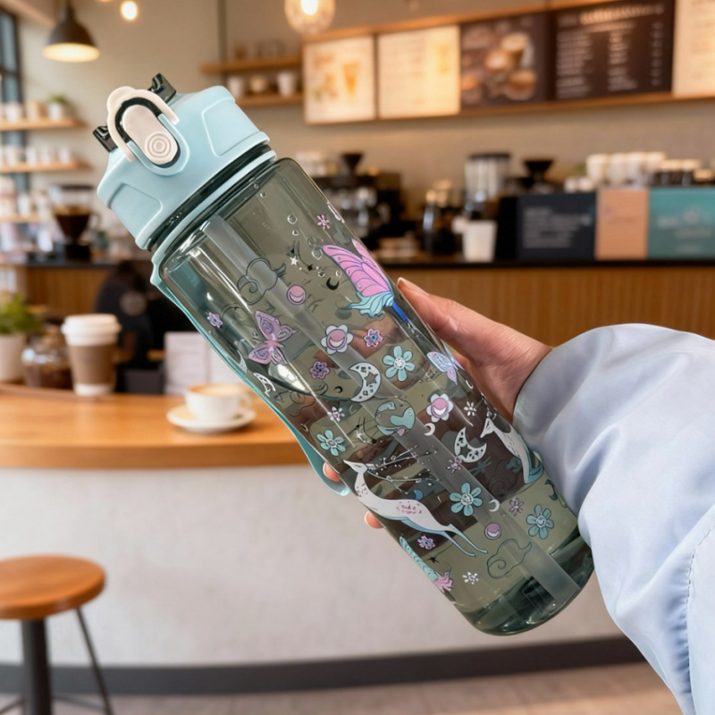 Convenient 750ml Water Bottle  - Aquatic Gym avaliação e preço