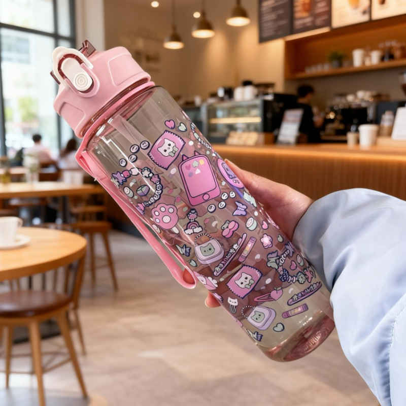 Convenient 750ml Water Bottle  - Aquatic Gym avaliação e preço