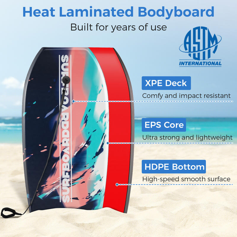 33/37/41 Inches Lightweight Bo - Bodyboard Boogie Board avaliação e preço