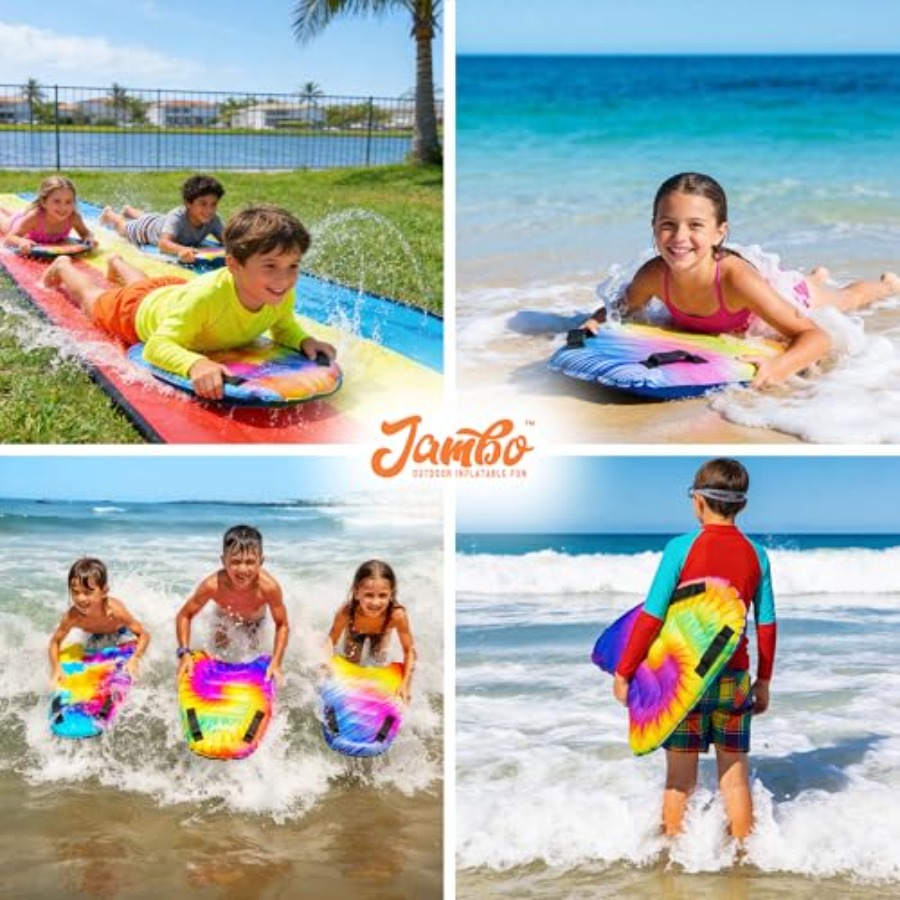 4 Pack Inflatable Surf Body Bo - Bodyboard Boogie Board avaliação e preço